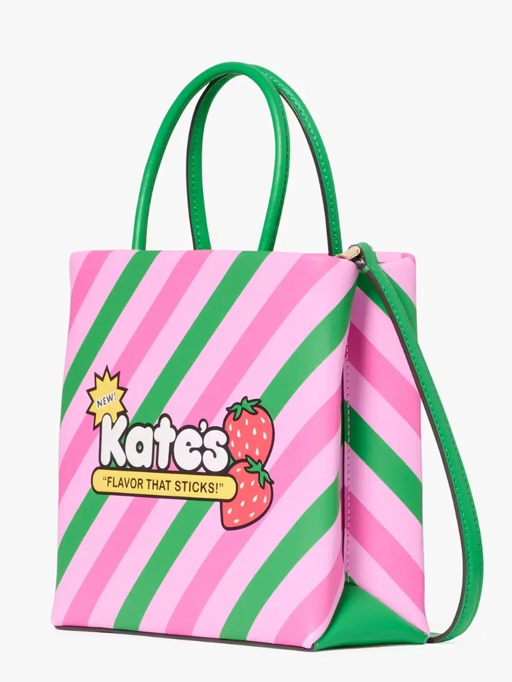 $329 Kate Spade ♠️ Bubble Gum Mini Tote Crossbody Leather NWT Novelty Designer - Picture 3 of 9